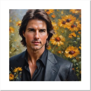 Tom Cruise art watercolor Posters and Art